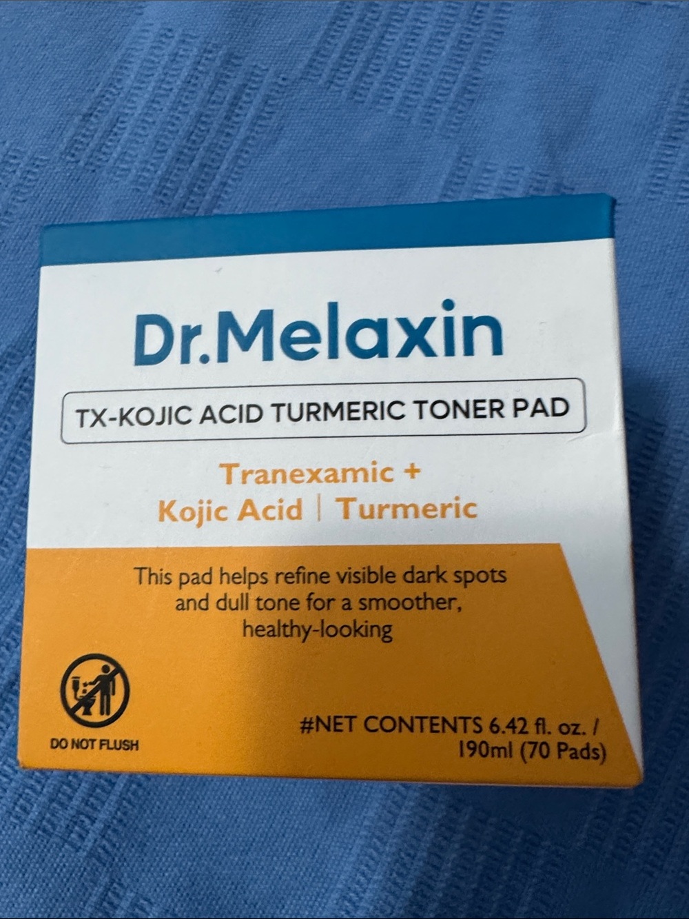 NIB Dr. Melaxin TX-Kojic Acid Turmeric Toner Pads